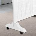 Screen Divider Stand Wooden Frame Wood Base for Dressing Room Office.