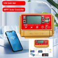 12/24V MPPT Solar Charge Controller Wifi Bluetooth Solar Panel Battery Smart Regulator 60A. 