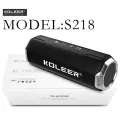 KOLEER S218 Bluetooth, AUX, USB & SD Card Supported Hi-Fi Audio Deep Bass Wireless Speaker With FM Radio.