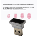 1 PCS USB Fingerprint Reader Computer USB Fingerprint Lock USB Fingerprint Scanner for Windows 10 11 Hello USB Fingerprint Sign-in Unlock Module. 