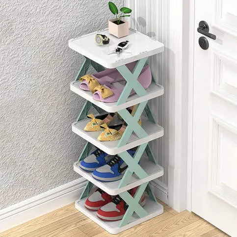 Foldable%205-Tier%20Plastic%20Shoe%20Storage%20Shelf%20-%20Image%203