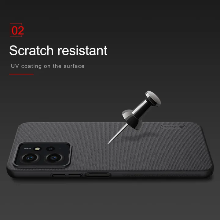For%20Xiaomi%20Redmi%20Note%2012%204G%20Nillkin%20Super%20Frosted%20Shield%20Hard%20PC%20Back%20Cover%20Salient%20Dot%20Design%20Case%20-%20Image%204