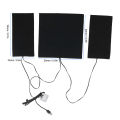 USB Powered Heater Pad, DC 5V 3 Levels Adjustable Temp Electric Heating Sheet Washable for Back Abdomen.