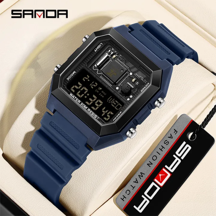SANDA%20Youth%20Personality%20Electronic%20Components%20Cool%20Sports%20Waterproof%20Digital%20LED%20Men's%20Watch%20Gift%20Tiktok%20Same%20Style%20SD6216-5%20-%20Image%202