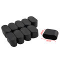 10 X Rubber Chair Leg Cap Oval Covers Furniture Table Feet Floor Protectors Non-slip Table Leg Pads. 