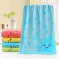 （New）25*50cm Children Towel Comfortable Bamboo Fiber uper oft Kid Cute Kitten trong Water Aborbing High End Towel High Quality. 