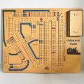 Portable Wooden Cribbage Wars Board Game with Built-in Cribbage Pegs Storage Compartment Cribbage War Game Cribbage Wars Cribbage Board Game Set. 