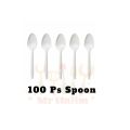 One Time Tea Spoon/Plastic Spoon/Tea Spoon-100 Pcs. 