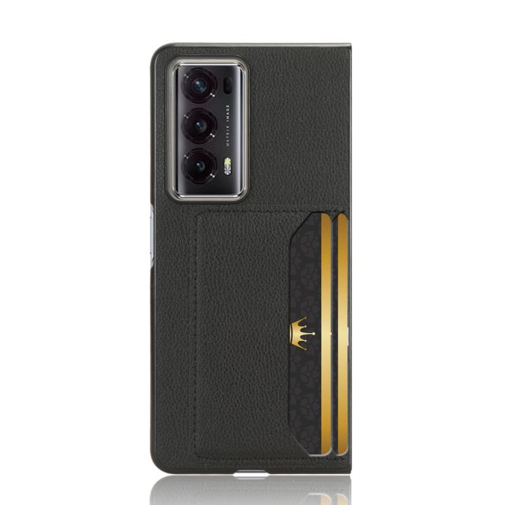 (New)Litchi%20Texture%20Card%20Slot%20Phone%20Case%20For%20Honor%20Magic%20V2%20-%20Image%207