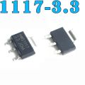 2Pcs- 3.3V AMS1117 Voltage Regulator IC AMS1117 IC LM1117 IC 3.3V 1A SMD 4Pin Leads SOT-223 Package IC. 