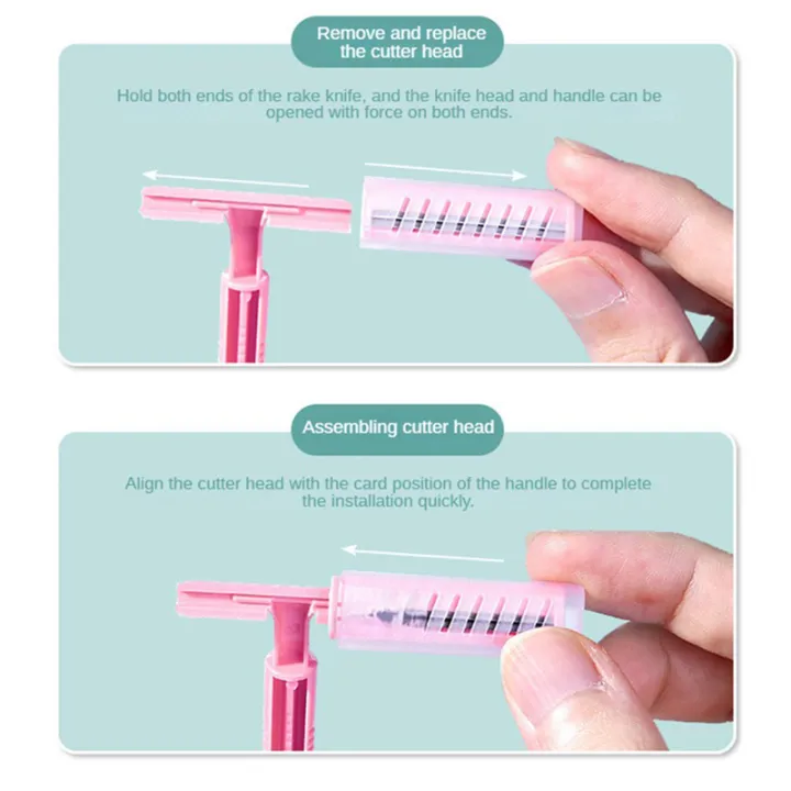 Stainless%20Steel%20Safety%20Razor%20Double-layer%20Razor%20With%20Replacement%20Head%20T-shaped%20Rake%20Knife%20Cartoon%20Razor%20Face%20Blades%20Shaving%20-%20Image%205