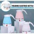 Foldable Kettle, Portable Foldable Electric Kettle for Travel Food Grade Silicone Electric Water Heater UK Plug.