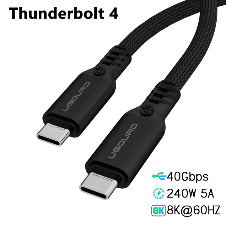 UGOURD%20Thunderbolt%204%202m%20USB4%20Cable%2040Gbps%20Thunderbolt3%20Type%20C%20Fast%20Charger%20Cable%20240W%20Data%20Transfer%20USB%20C%20For%20Laptop%20Mobile%20Disk%20-%20Image%207