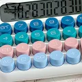 Mechanical Keyboard Calculator Retro Design Mechanical Switch Calculator Fast Accurate Typing Large Buttons Lcd Display Ideal Office Supply for Southeast Asian Buyers Clear Sound Calculator. 
