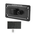Toggle Switch, IP66 Waterproof Rocker Switch Panel On Off for Automotive for Truck for UTV.