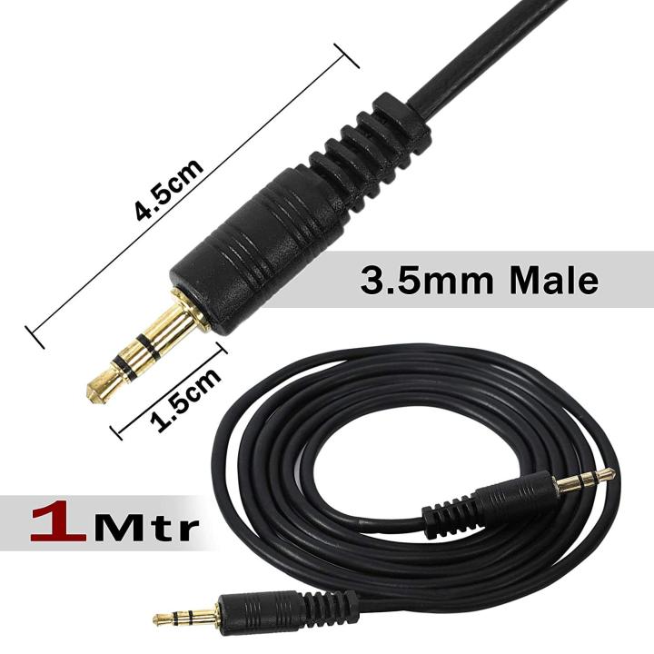 3.5mm%20Jack%20Male%20Splitter%20Audio%20Stereo%20Cable%20Black%20-%20Image%202