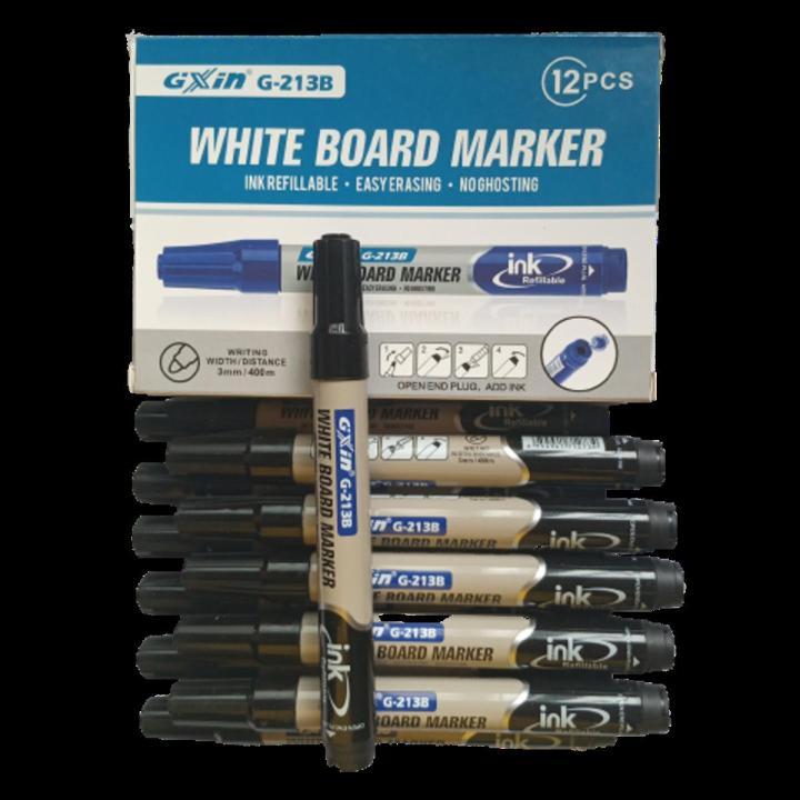 GXin%20G-213B%20Black%20Refillable%20Whiteboard%20Marker%20Pen%20-%2012%20Pieces%20-%20Image%204