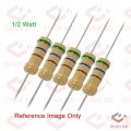 50Pcs Resistor 1/2W 68K Ohm Carbon Film Resistor 68K Ohm Half Watt Resistance 0.5 Watt 5% Tolerance Fixed Resistors Passive Components. 