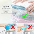 No Pump Needed Vacuum Storage Bags for Clothes Blankets Comforters Sweaters Pillows Home Compression Seal Bags Space Saver Bags.