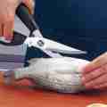 Super Power Kitchen Scissors Stainless Steel Cutter Tools Fish/Chicken Cutting Scissor. 