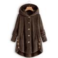 Autumn Winter Coat Women Warm Teddy Bear Coat Wool Jacket Female Plush Coat Hooded Jacket New Women's Coats Solid Color Jacket Hickeys Miees. 