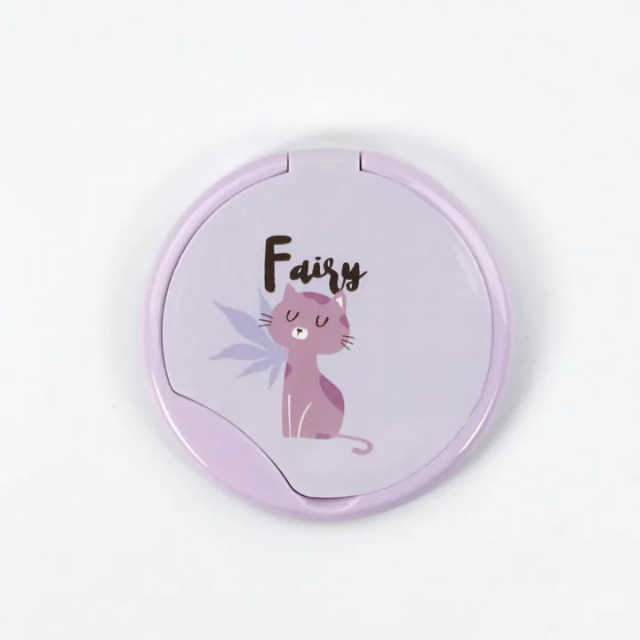 1%20Pc%20Portable%20Mini%20Makeup%20Mirror%20-%20Pocket%20Mirror%20for%20Girls%20Mini%20Portable%20Folding%20Makeup%20Fashion%20Cute%20Mirror%20for%20Female%20Gift/%20Plastic%20Folding%20Make%20up%20Round%20Pocket%20Mirror%20with%20Comb%20(Random%20Style)%20-%20Image%202