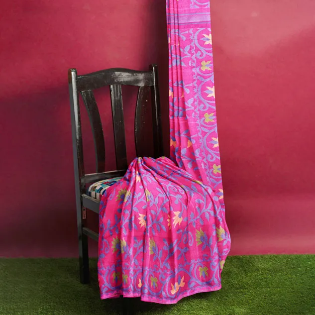 Tangail%20Tat%20MultiColor%20100%25%20Pure%20Cotton%20Shari%20with%20Running%20Blouse%20Piece%20Sari%20for%20women%20-%20%E0%A6%B6%E0%A6%BE%E0%A7%9C%E0%A6%BF%20-%20Marvelous%20Exclusive%20High%20Quality%20saree%20for%20women%20-%20Image%205