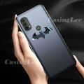 CasingLee For Motorola E20 case Smooth Metal Bat Man Marvel DC design protector Back cover For Moto E20 Core Phone cases cover For girls and Boys.
