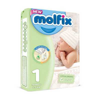Molfix Newborn Baby Diaper 44 Pcs Pack