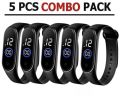 Waterproof touch m4 screen sports watch - Black.