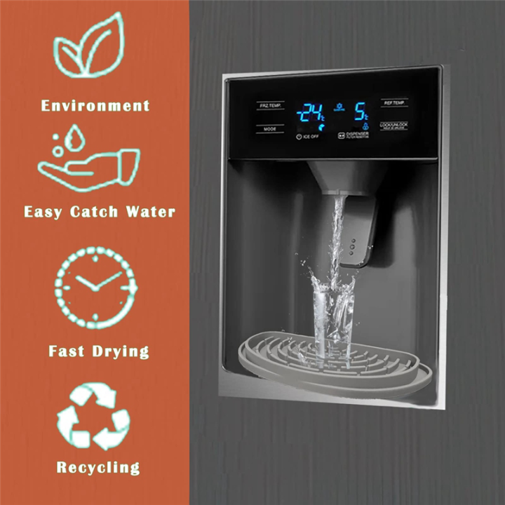 2%20Refrigerator%20Drip%20Catcher%20Tray%20Mini%20Fridge%20Water%20Dispenser%20Drip%20Tray%20Gray%20Fridge%20Spills%20Water%20Pad%20-%20Image%206