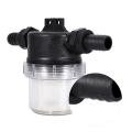 High Flow Transparent Inline Mesh Strainer Water Filter Garden Irrigation.