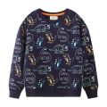 2024 Autumn Baby Long Sleeve Sweatshirt Boys Round Neck Knit Top Kids European and American Children's Pullover Sweatshirt. 