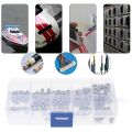 200pcs Stainless Steel Socket Screws Allen Head Socket Hex Set Grub Screw Assortment Cup Point Column M3-M6/M8 Hexagonal Screw Kit.
