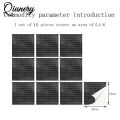 10pcs 3d Tile Stickers Self-adhesive Waterproof Wall Stickers Kitchen Bathroom Home Decoration.