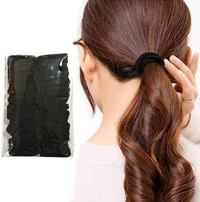 50Pcs%20Pure%20Black%20Hair%20Bands%20Rubber%20Band%20Elastics%20Girl%20Women%20Tie%20Gum%20Headband%20Hair%20Ban%20Elastic%20Hair%20Ties%20-%20Image%202