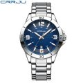 CRRJU 5003 model unique design new luxury fashion stainless steel imported waterproof quartz movement wrist-watche for men. 