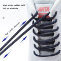 LSGS 1Pair New Round Elastic Shoelaces for Sneakers Metal Lock Shoelace Without Ties Lazy Kids Adult Quick Lace Rubber for Shoe Boots. 