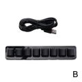 Portable Mini 8 Keys Keypad DIY Shortcut Keyboard Function Programmable Keyboard Gaming Keyboard Mechanical Sayodevice Keyb T8B7.