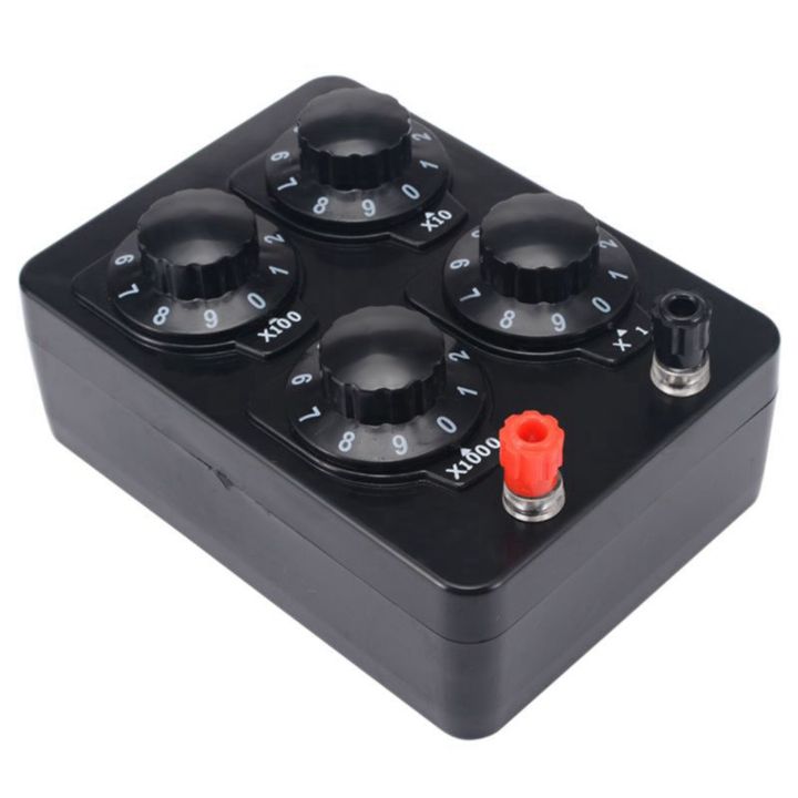 3X%200-9999%20Ohm%20Simple%20Resistance%20Box%20Precision%20Variable%20Decade%20Resistor%20Teaching%20Instrument%20-%20Image%206