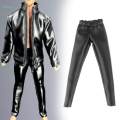Figure Doll Trouser 1/12 Scale Soldier PU Leather Pant for 6'' Action Figure. 