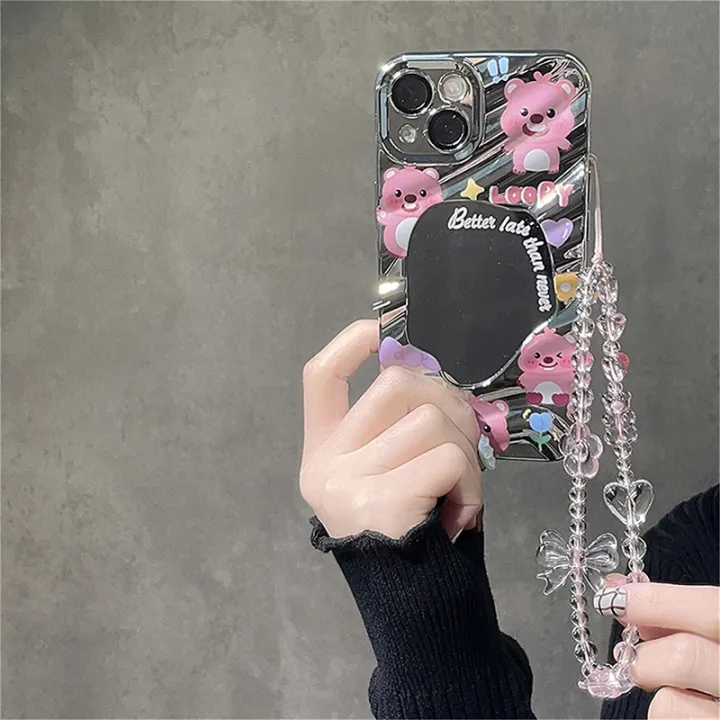Beaded%20Phone%20Chain%20Charm%20Lanyard%20for%20iPhone%20Samsung,%20Cute%20Baroque%20White%20Bow,%20Flower%20Charm,%20Universal%20Accessories%20Jewelry%20Pendant%20-%20Image%207