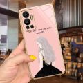 For Infinix Hot 12 Case Fashion Girl Ins Style Soft Silicone Plating Phone Cases Back Cover For Infinix Hot12 X6817 Coque Fundas. 