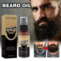 Beard Oil Enhance Mustache Nourishing Smooth Longer Thicker Regrowth Shine Strengthens Anti Hair Loss Treatment Beard Growth Oil.