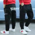 Kid Pants For Boys cargo Pant Letters Autumn Kids Pants Casual Kids Clothes Winter Teenage Boys Clothing For 4 6 8 12 14 Years.