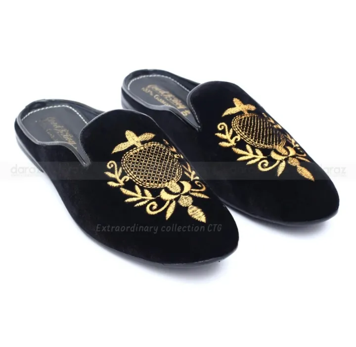 Velvet%20Fabrics%20Half%20Shoe%20Summer%20Casual%20For%20Men%20-%20Shoe%20-%20Lofar%20-%20Image%202