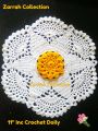 Awesome Designed Doily Handmade Crochet 100% Plate Mat Round 11+Inc. 