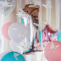 3D Butterfly Party Decoration Set- Wall & Balloon DIY Decoration Stickers for Party, Home Decor, and Events (Pack of 12 Pcs). 