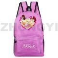 Fashion Casual Women LoliRock Game Backpacks Kawaii Pink Merch LoliRockstar Anime Schoolbags Halloween Gifts Children Book Bags.