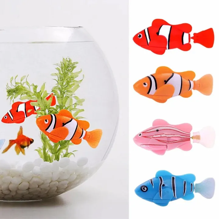 Hot! Funny Swim Electronic Fish Activated Battery Powered Toy Fishes Swimming Pet for Fishing Tank Decorating Fish Toys